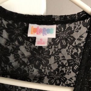 Lularoe Joy Vest BLACK LACE!!!